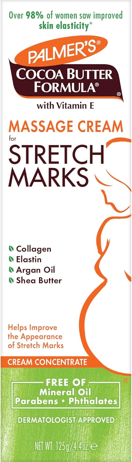 Palmer’s Cocoa Butter Massage Cream for Stretch Marks, 4.4 Ounce