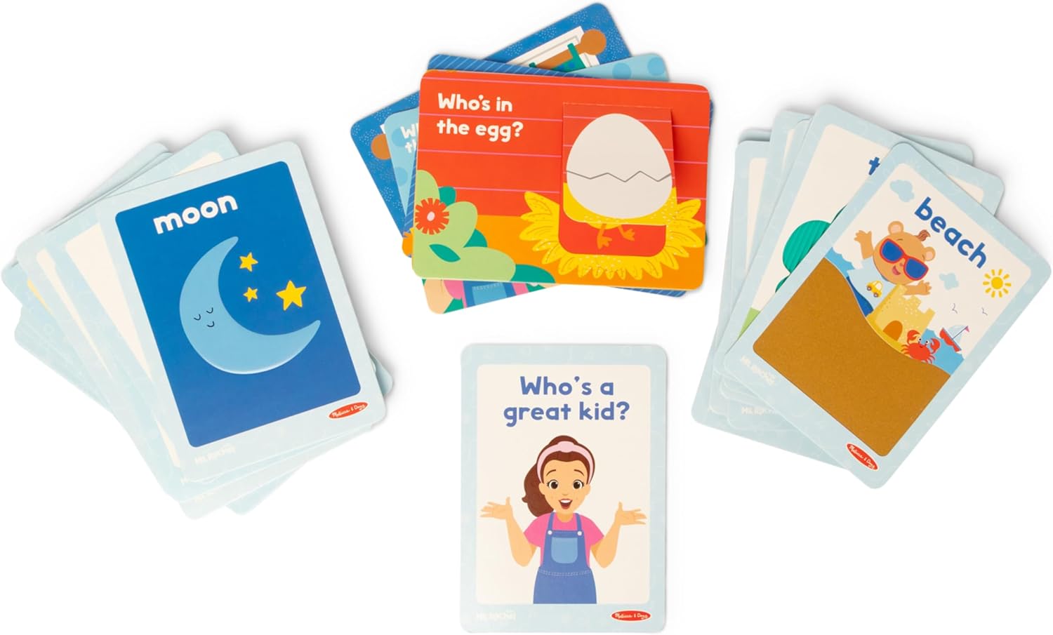 Melissa & Doug® Ms. Rachel™ First Words Textured Sensory Flashcards Preschool Learning Toy for Boys, Girls – FSC Certified