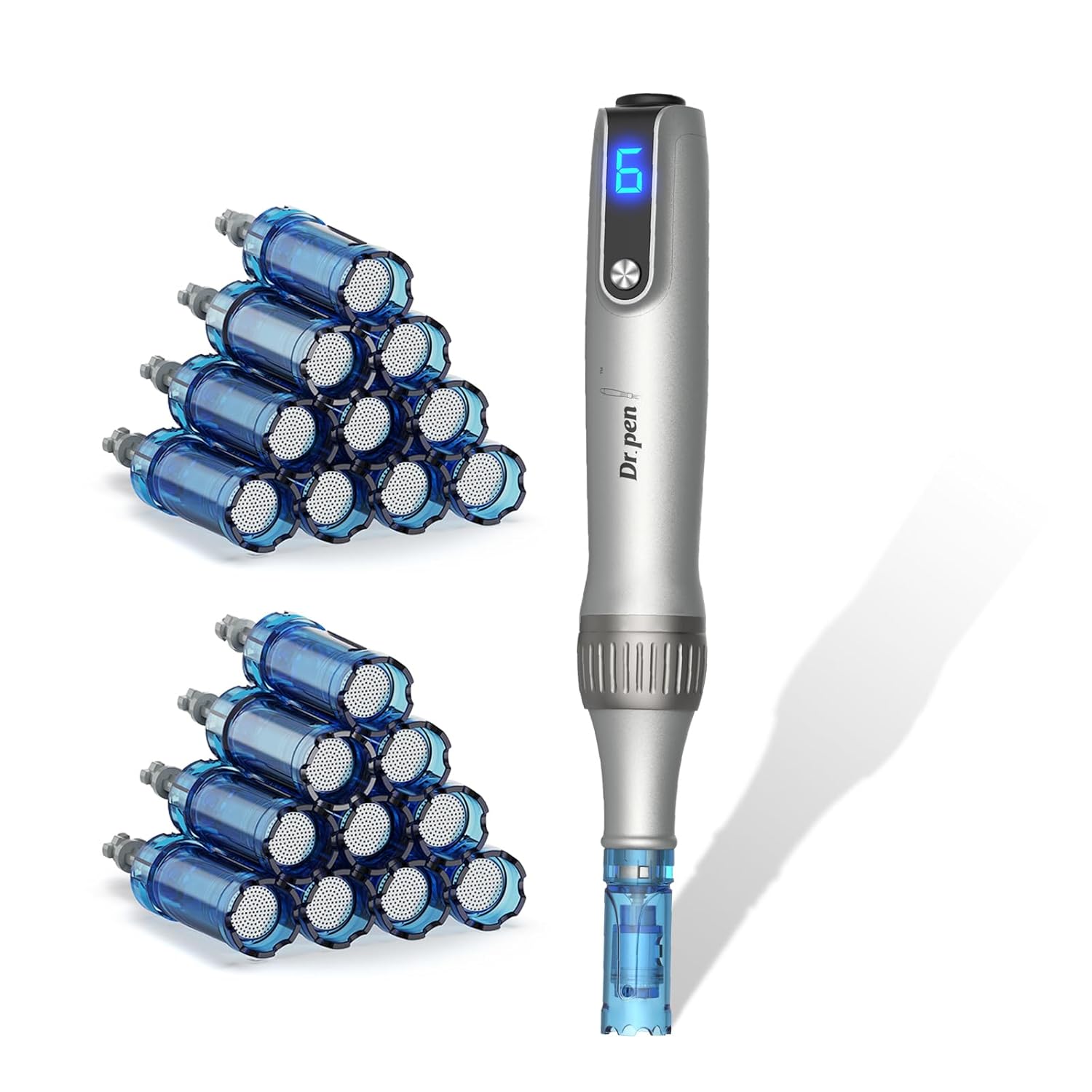 Microneedle Roller Pen for Home Use – Microneeding Derma Roller Pen for Women Men – Micro Needle Roller Pen for Skin Tools-0.24MM