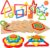 Toddler Puzzles Montessori Toy Wooden Shape Sorting Puzzle Sensory Toy Toddler Activities Preschool Learning Educational Autistic Developmental 1 2 3 Year Old Girl Boy 1-3 Dementia Game Easter Gift