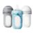 Boon Nursh Bottles – Silicone Baby Bottles Help Ease Colic Symptoms – Formula and Breast Milk Only Touch Food-Grade Silicone – Medium Flow – 8 Oz – Tie Dye