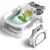 Baby Bathtub, Collapsible Newborn Bathtub for Infant to Toddler 0-24 Months with Soft Cushion and Thermometer,Portable Travel Newborn Tub with No-Slip Feet, Baby Shower Gifts,Grey