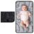 Accmor Portable Diaper Changing Pad, Waterproof Baby Changing Mat, Foldable Portable Travel Changing Pads for Baby, Black